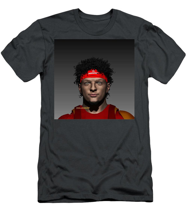 Patrick Mahomes 3d Model David Luebbert T-Shirt