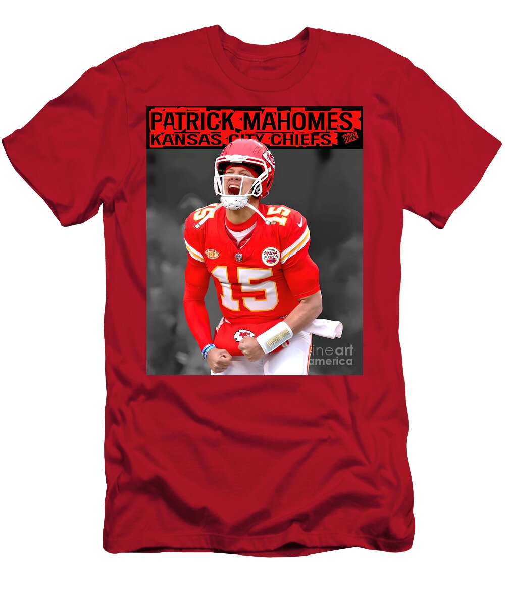 Patrick Mahomes Kansas City Chiefs Sc1 Robert Williams T-Shirt