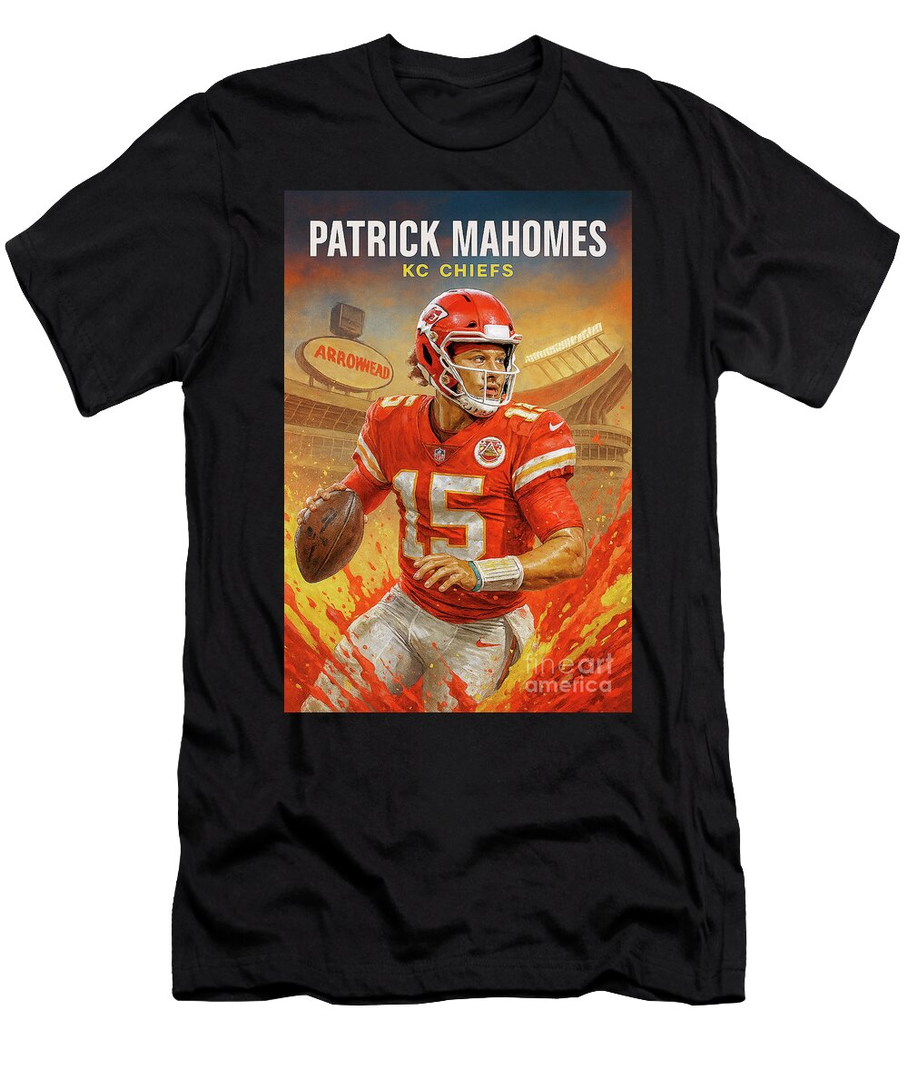 Patrick Mahomes Making a Splash 1 Robert Williams T-Shirt