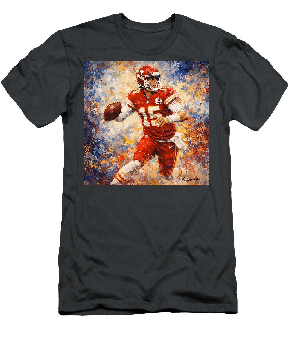 Patrick Mahomes Red Hot Field General Jafeth Moiane T-Shirt