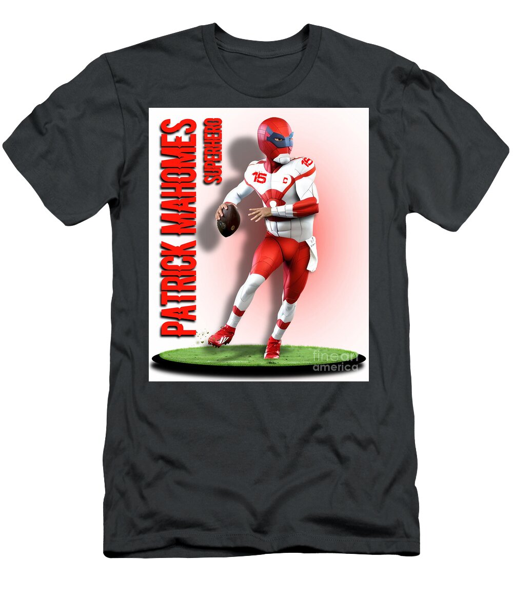 Patrick Mahomes Superhero 1b Robert Williams T-Shirt