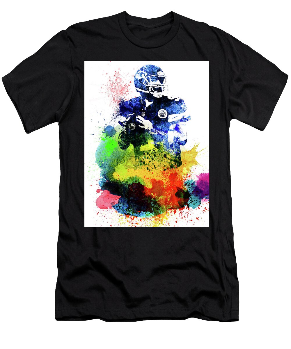 Patrick Mahomes Watercolor I Naxart Studio T-Shirt