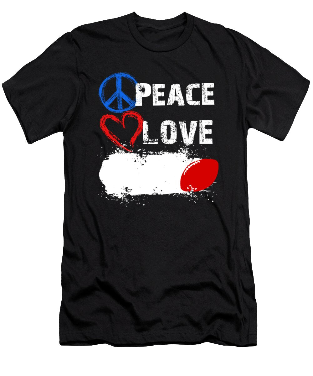 Peace Love Rugby Tinh Tran Le Thanh T-Shirt