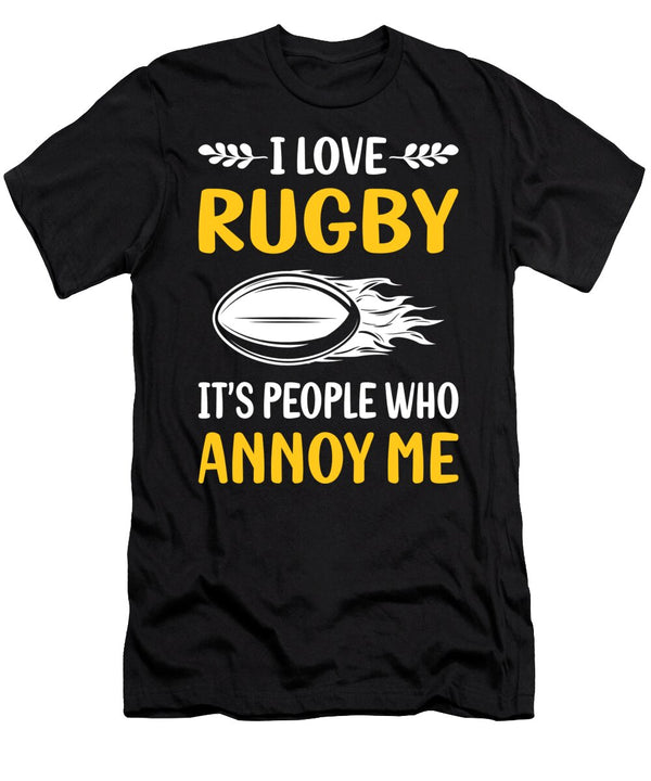 People Annoy Me Rugby Petrona Romero T-Shirt