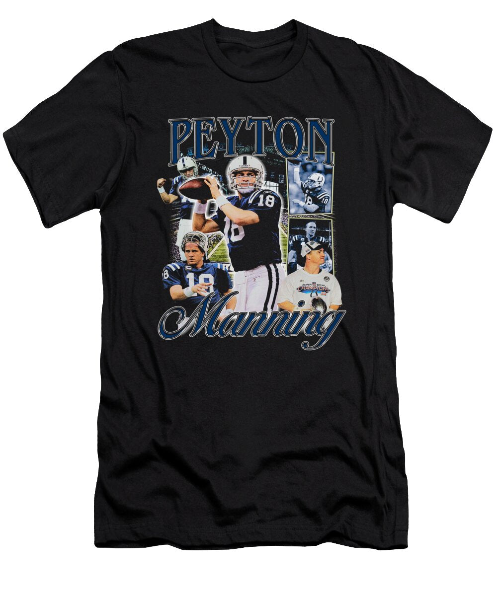 Peyton Manning Vintage Collage Ozlem Altin T-Shirt
