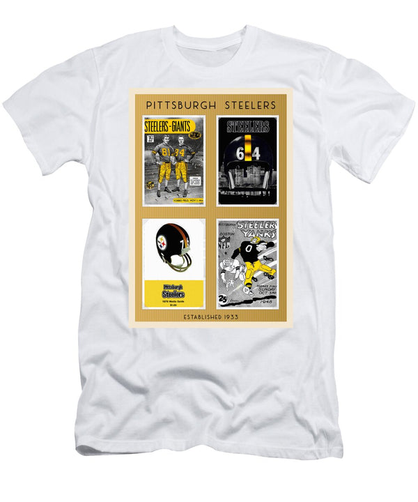 Pittsburgh Steelers Programs Collage One Big 88 Artworks T-Shirt