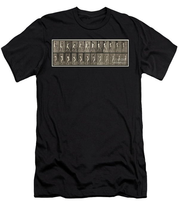 Plate 292 Cricket Batting Back Out 1885 Collotype on Paper Eadweard Muybridge T-Shirt