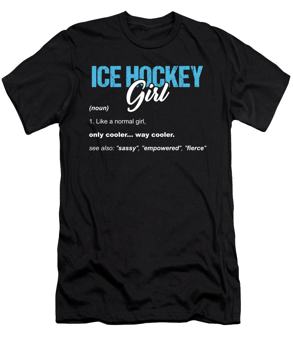 Player Hockeyist Hockey Coach Fan Wintersports Gift Ice Hockey Girl Thomas Larch T-Shirt