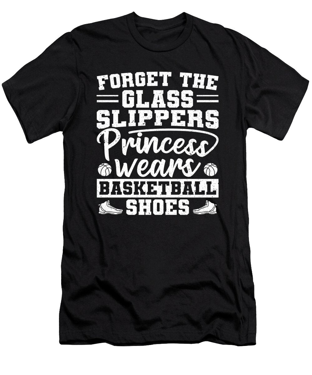 Player Princess Wears Basketball Shoes Women Colorfulsnow T-Shirt
