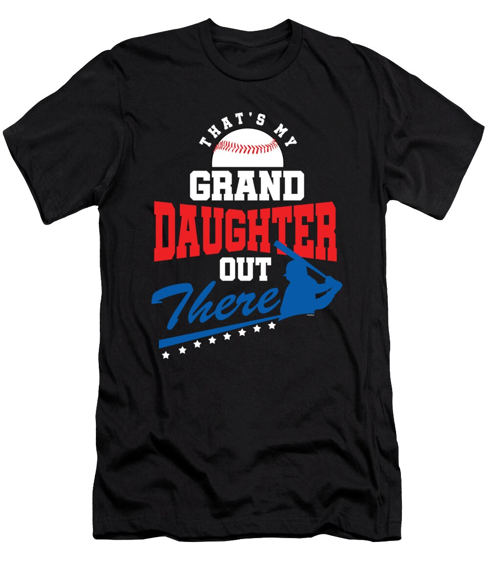 Players Ball Pitcher Softball Game League Granddaughter Baseball Gift Thomas Larch T-Shirt
