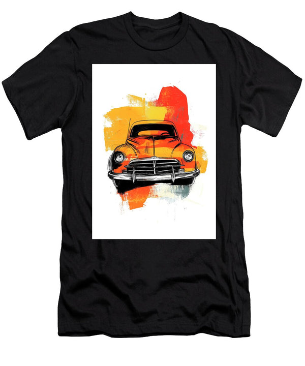 Plymouth Cricket Car Vintage Car Illustration in Vibrant Colors Jennifer Moore T-Shirt