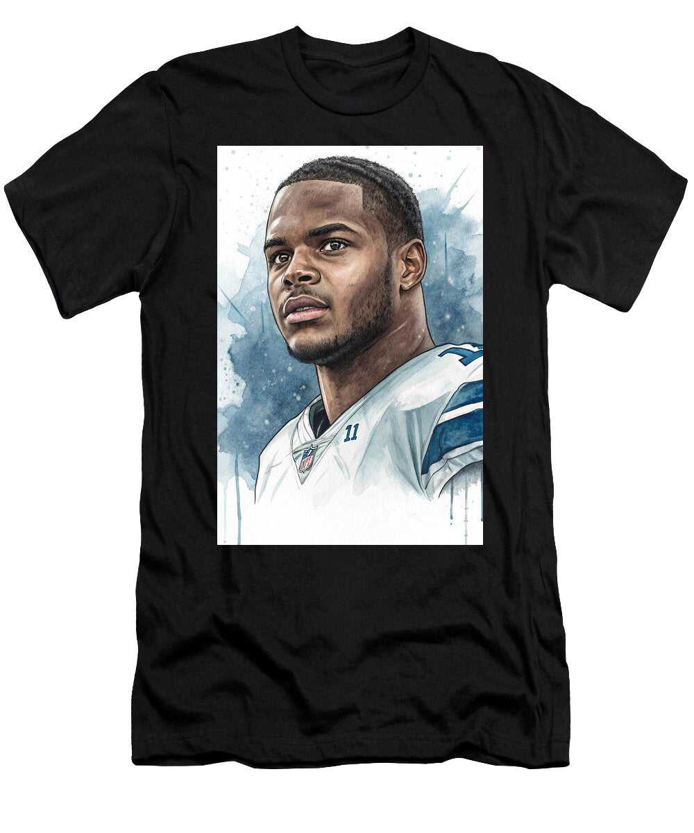 Portrait of Micah Parsons Carlos V T-Shirt