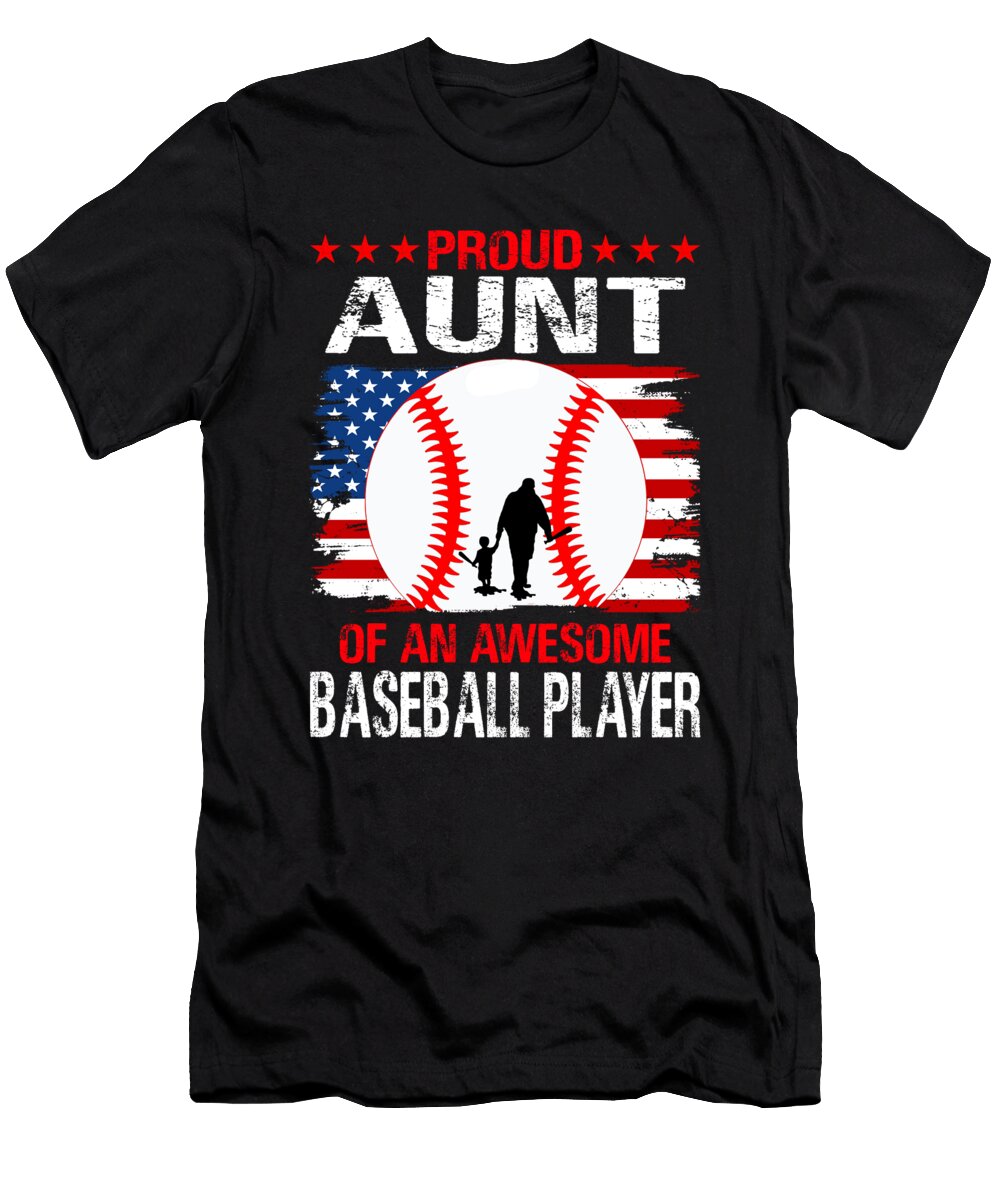 Proud Aunt of an Awesome Baseball Player Dhbubble T-Shirt
