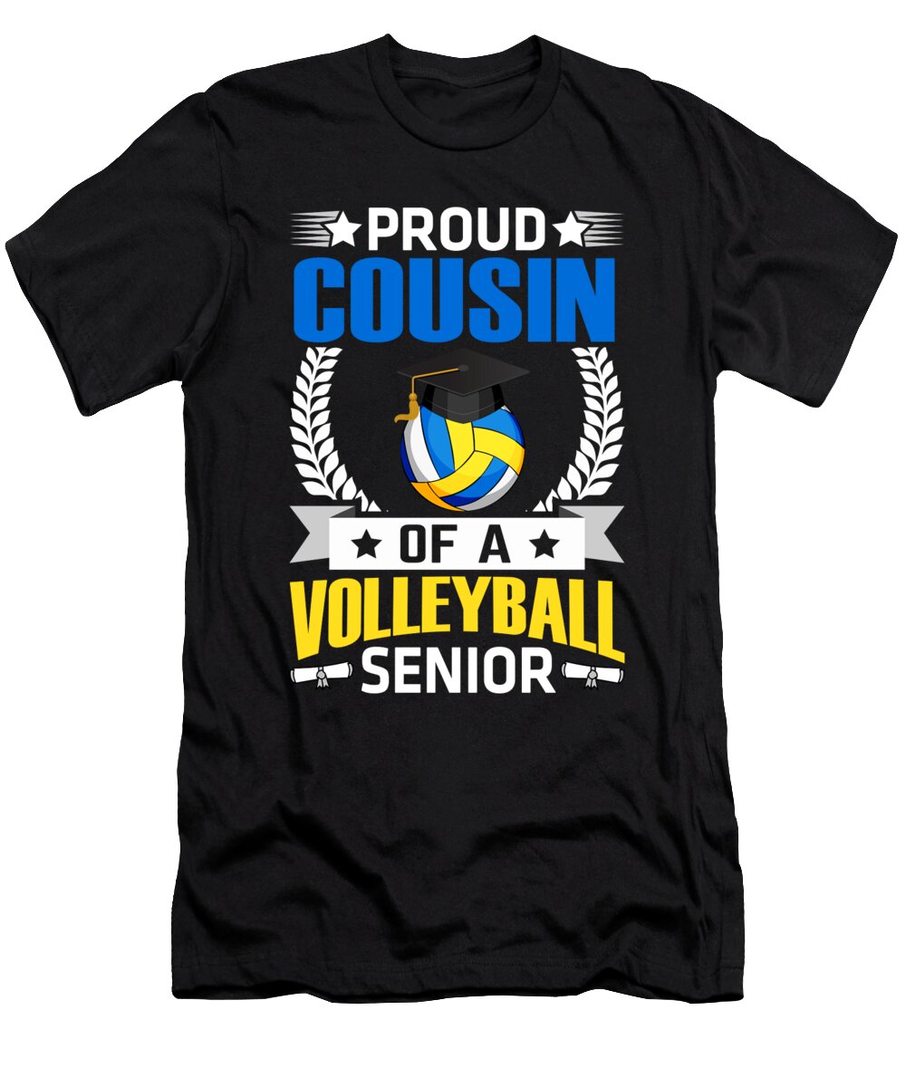 Proud Cousin of a Volleyball Senior Dhbubble T-Shirt