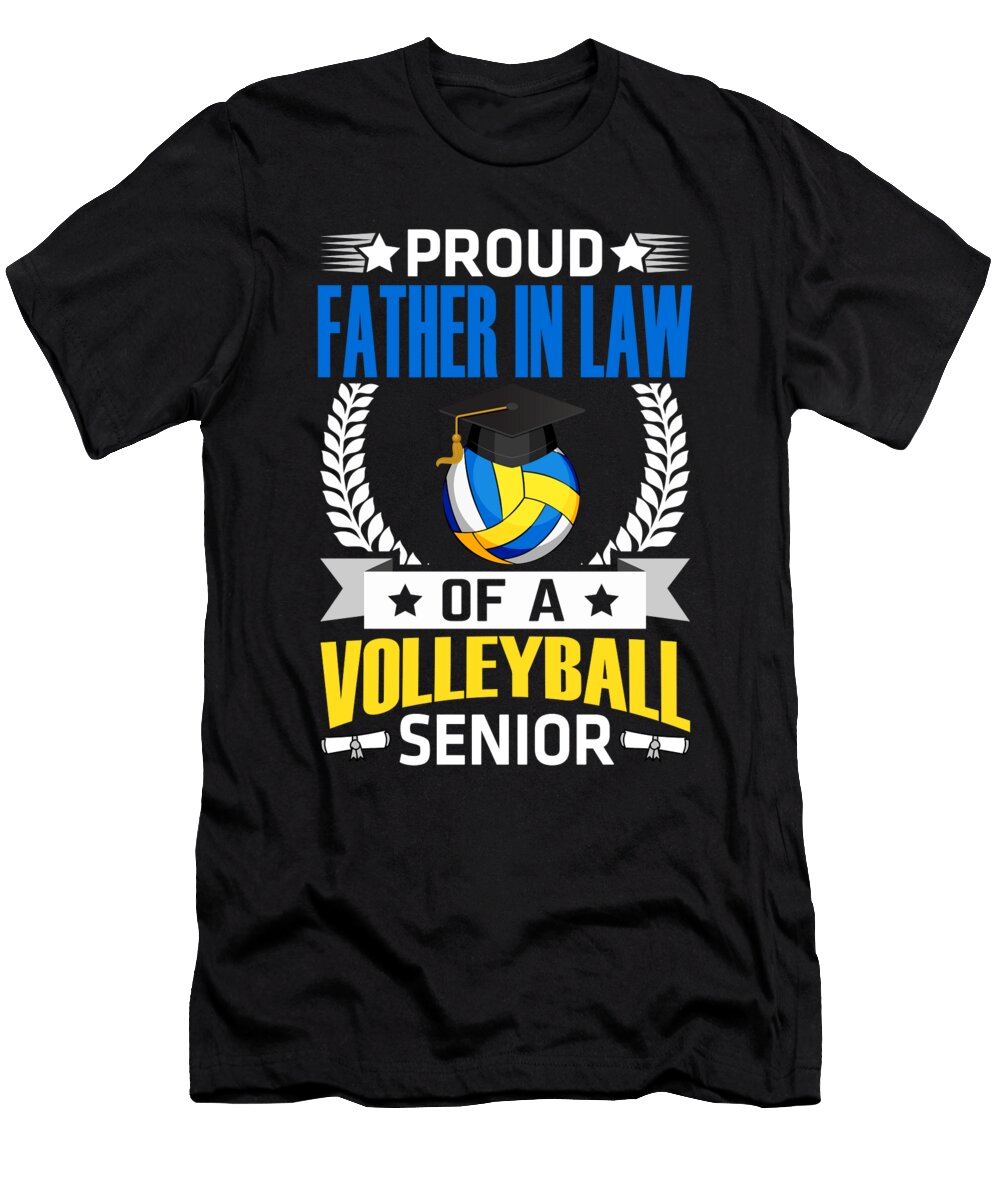 Proud Father in Law of a Volleyball Senior Dhbubble T-Shirt