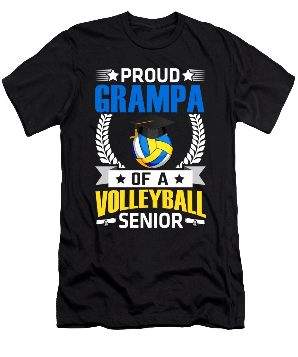 Proud Grampa of a Volleyball Senior Dhbubble T-Shirt
