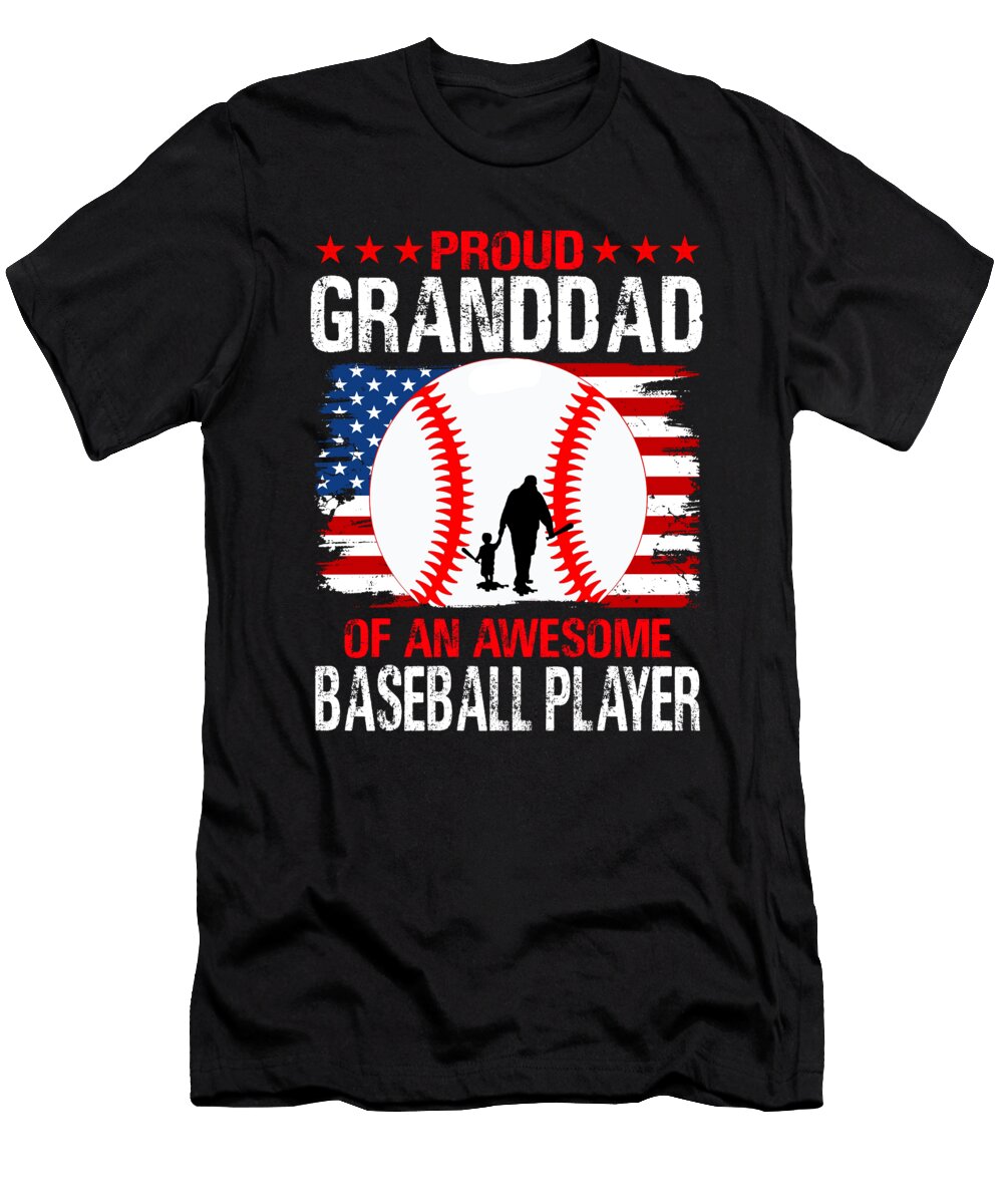 Proud Granddad of an Awesome Baseball Player Dhbubble T-Shirt