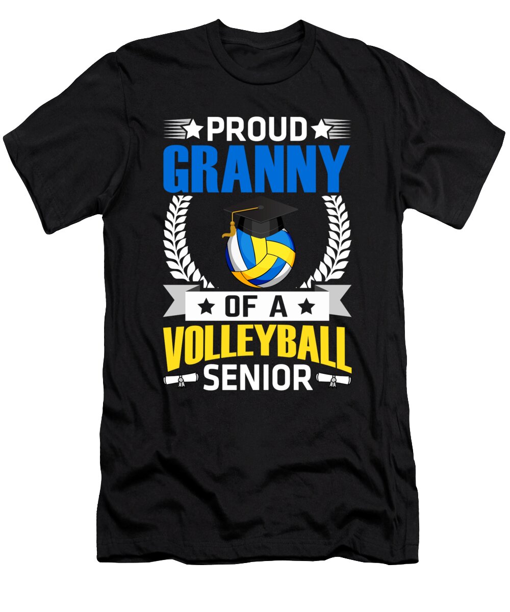 Proud Granny of a Volleyball Senior Dhbubble T-Shirt