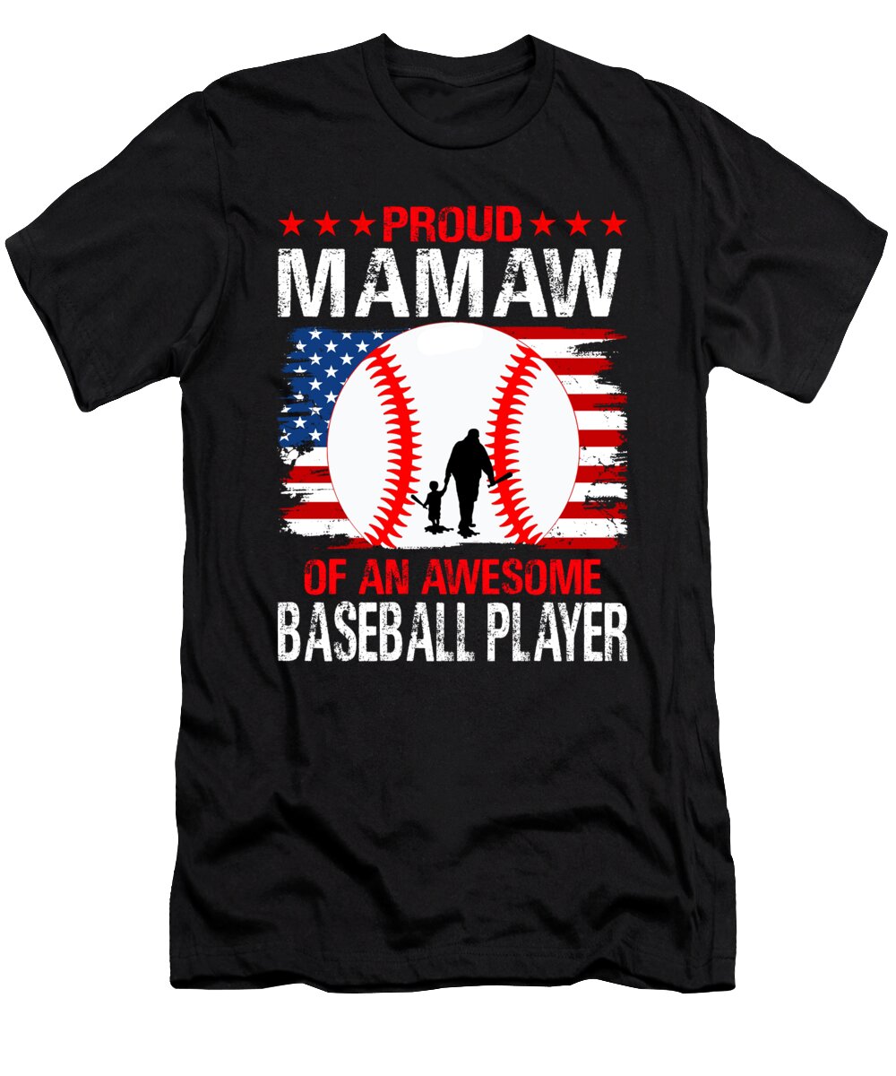 Proud Mamaw of an Awesome Baseball Player Dhbubble T-Shirt