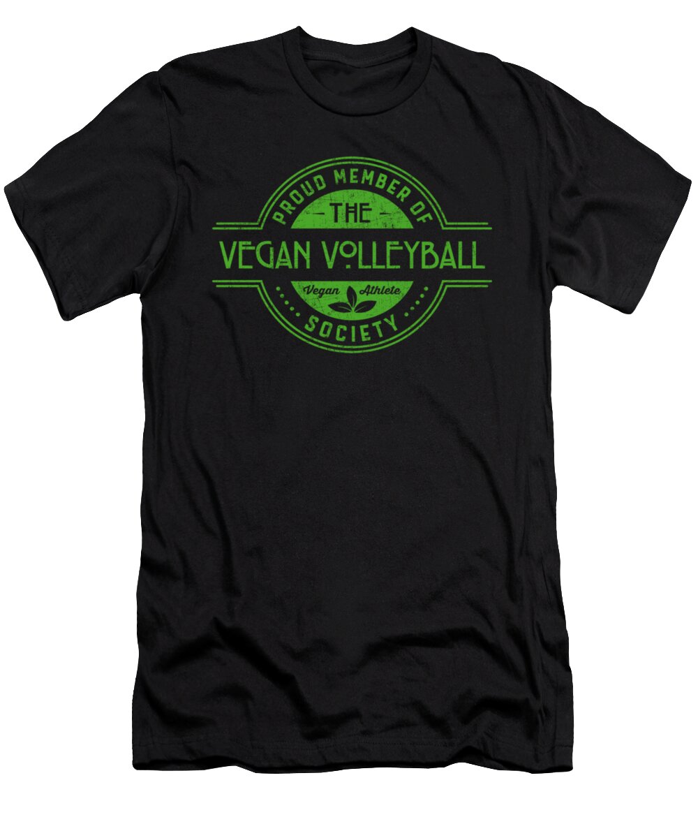 Proud Member of the Vegan Volleyball Society Tinh Tran Le Thanh T-Shirt