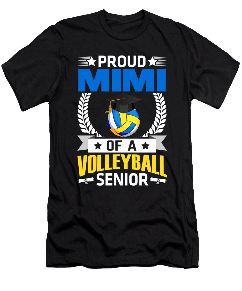 Proud Mimi of a Volleyball Senior Dhbubble T-Shirt