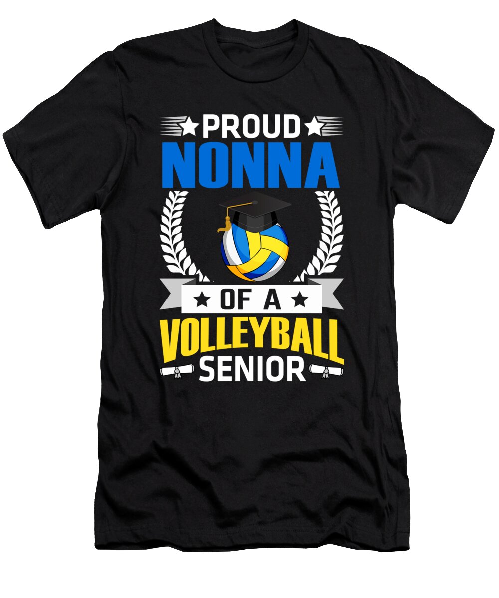 Proud Nonna of a Volleyball Senior Dhbubble T-Shirt