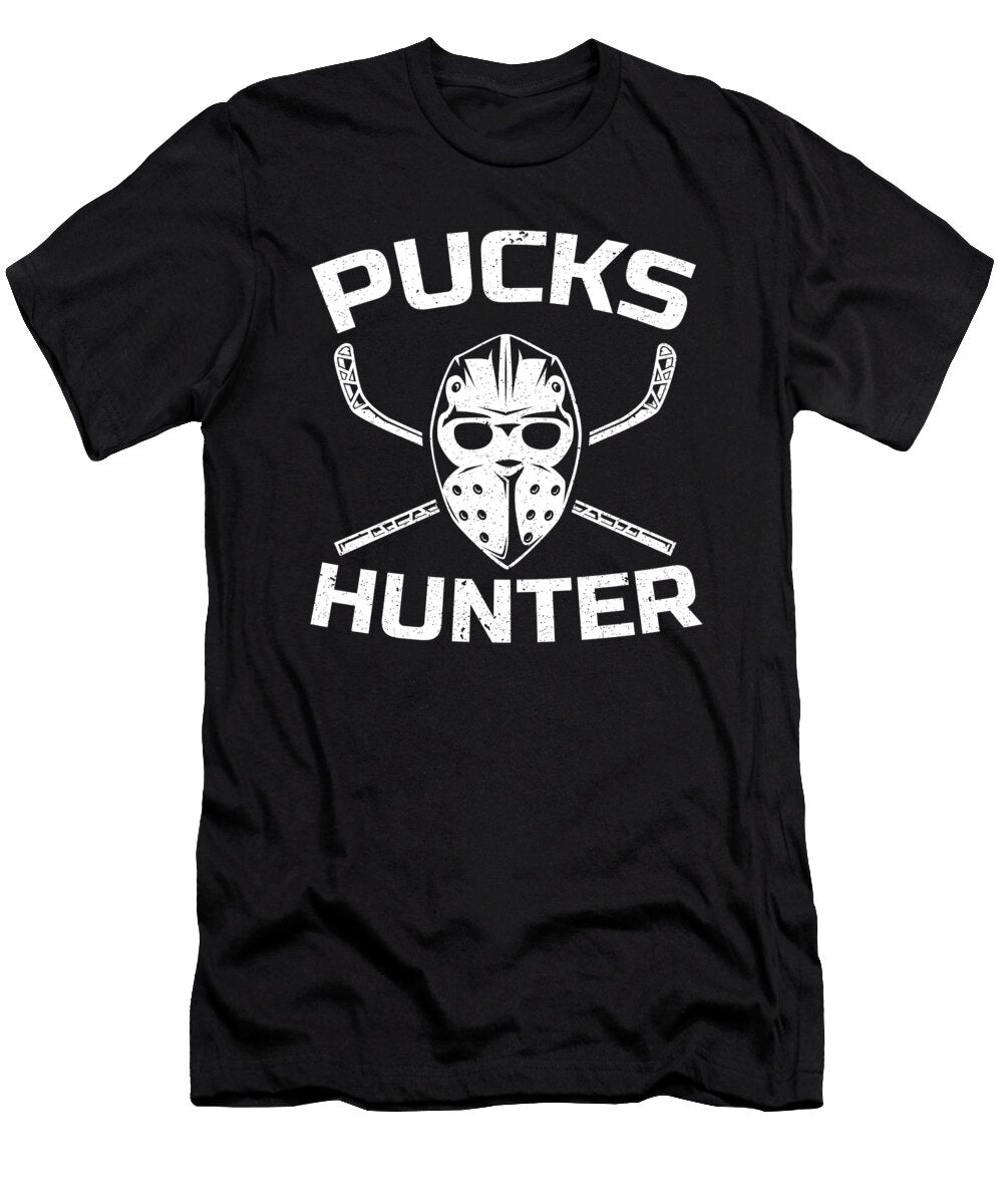 Pucks Hunter Ice Hockey Goalie Hockey Player Colorfulsnow T-Shirt