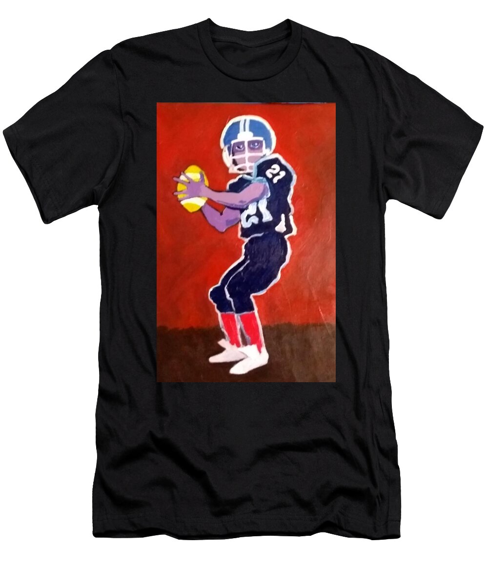 Purple Quarterback Ridvan Hauzaree T-Shirt