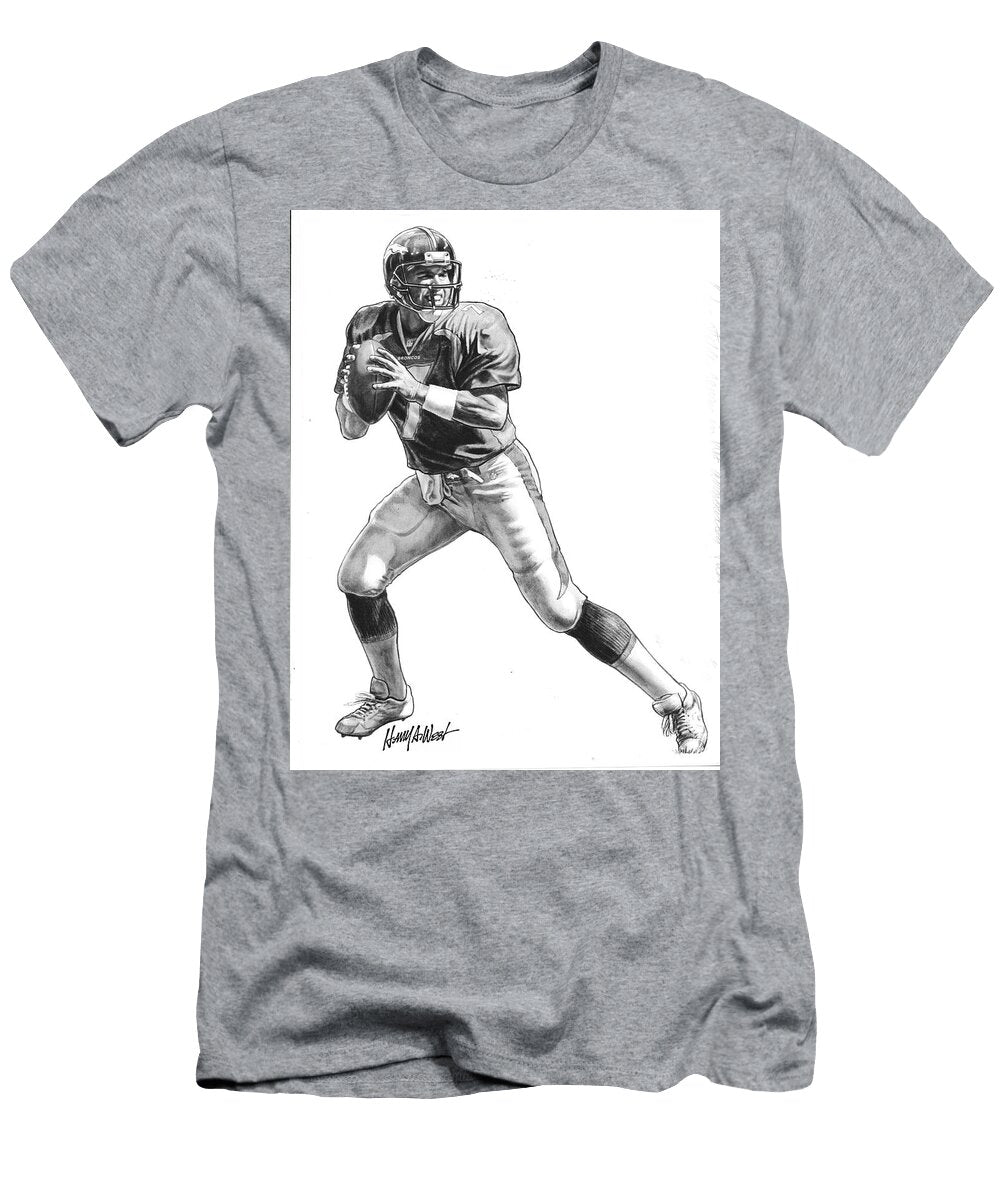 Qb John Denver of Elway Broncos Harry West T-Shirt