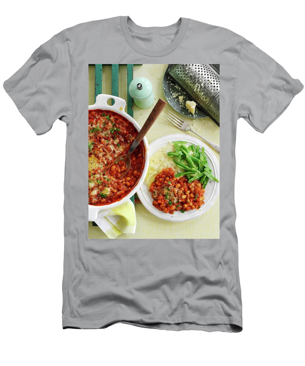 Quick Bean Medley with Cheddar Cheese Gareth Morgans T-Shirt