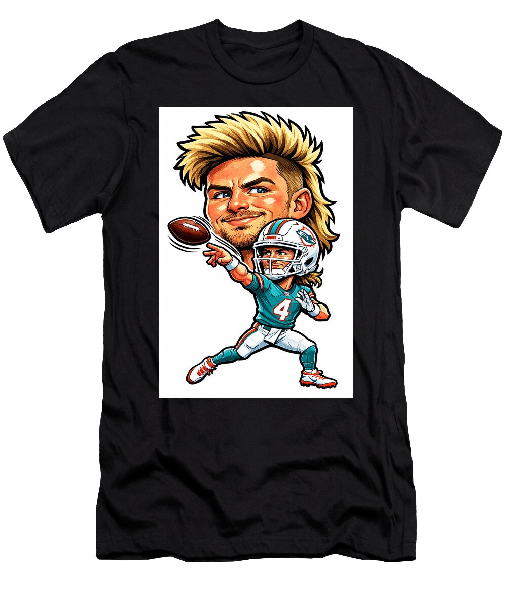 Quinn Ewers Caricature All Sports T-Shirt