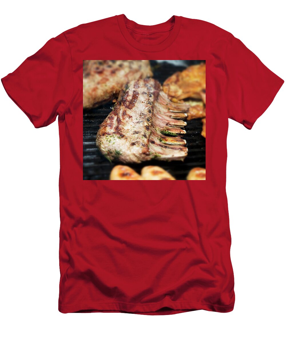 Rack of Lamb on a Grill Chris Schfer T-Shirt