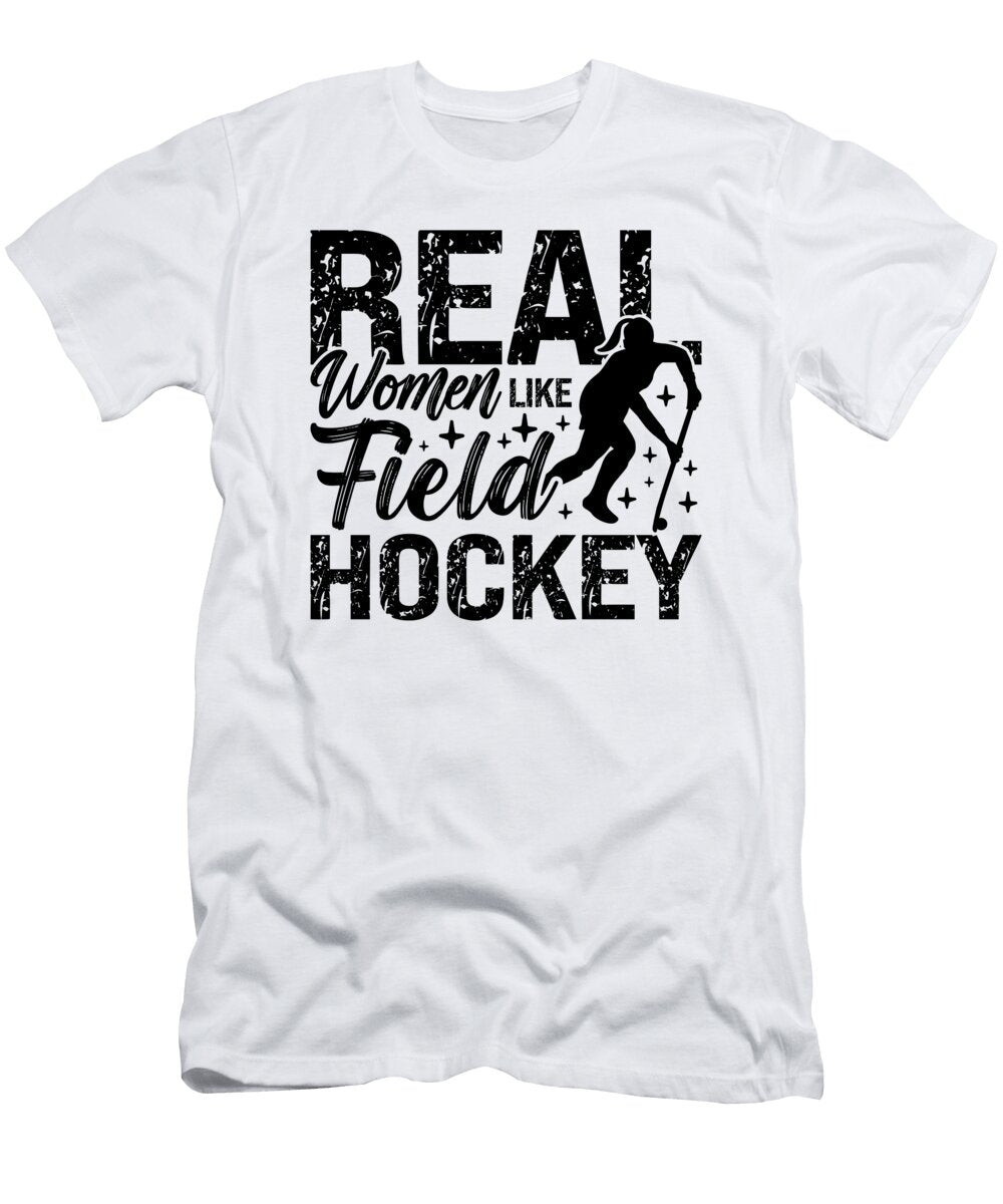 Real Women Like Field Hockey Goalie Hockey Player Tshirtconcepts Marvin Poppe T-Shirt