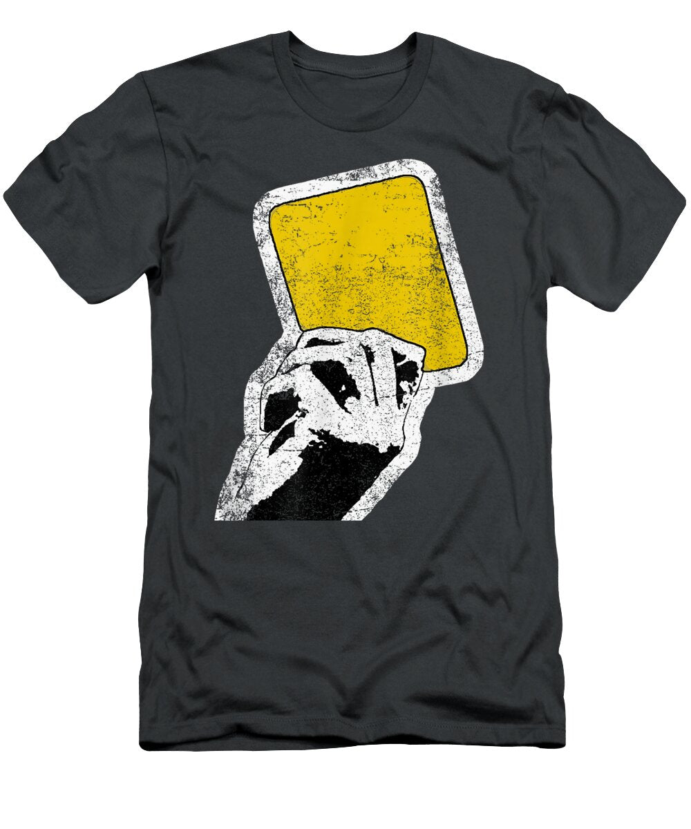 Referee Yellow Card Coach Sports Football Soccer Momin Gayant T-Shirt