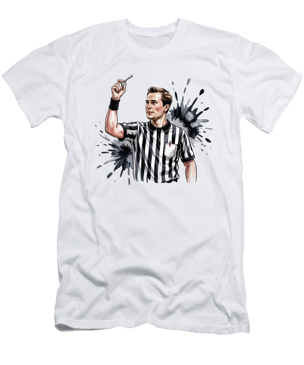 Referees Whistle in Motion Joanna Redesiuk T-Shirt