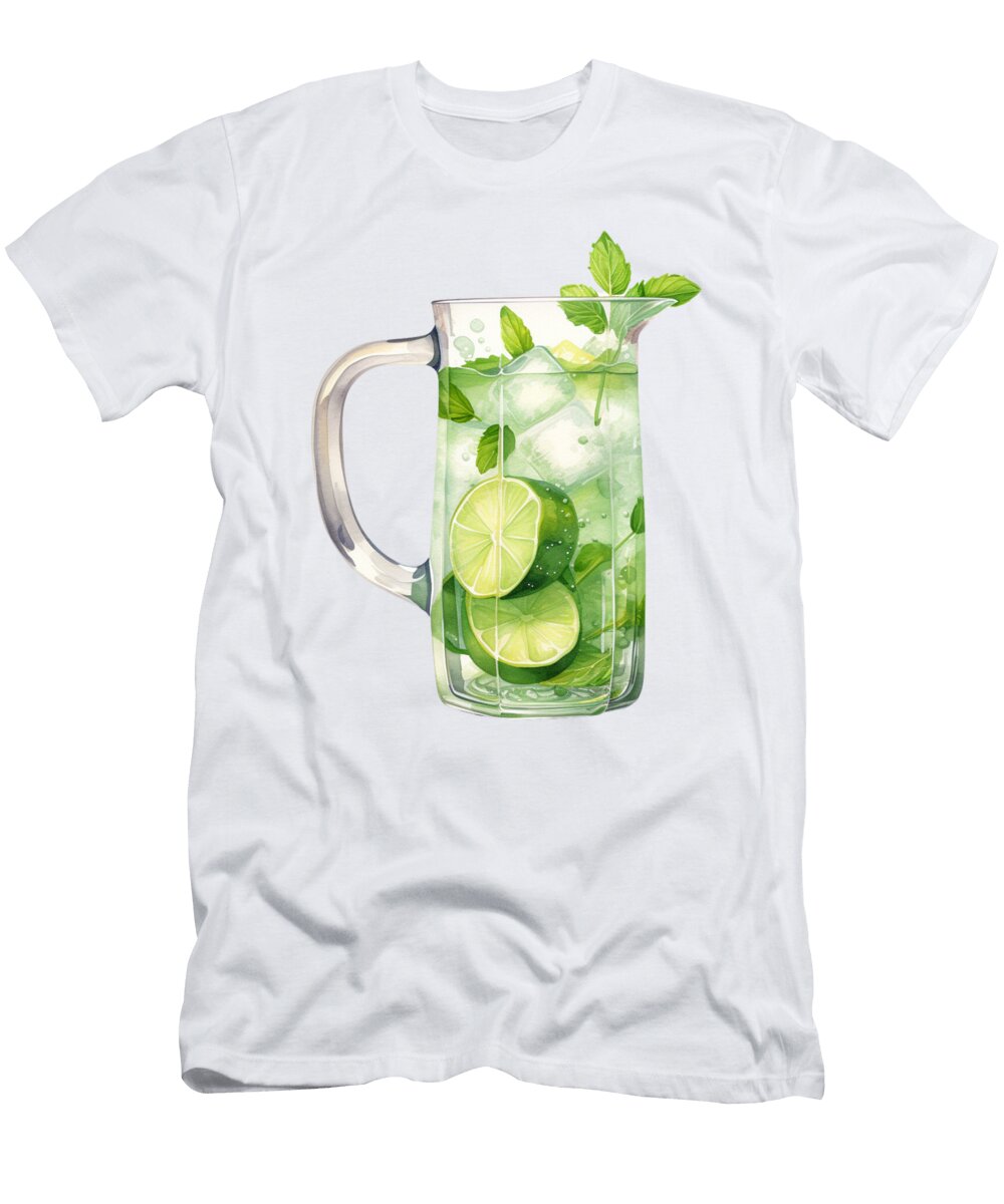 Refreshing Lime and Mint Beverage Shawn Goth T-Shirt