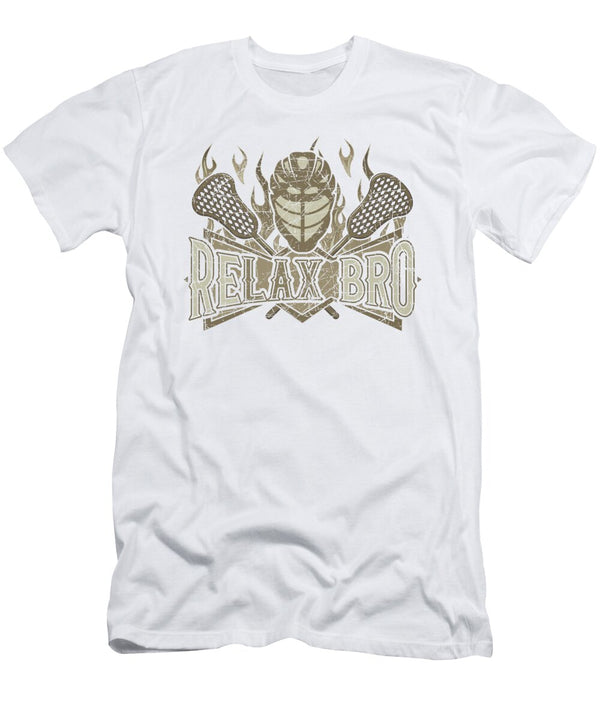 Relax Bro Lacrosse Lover Lacrosse Player Kanig Designs T-Shirt