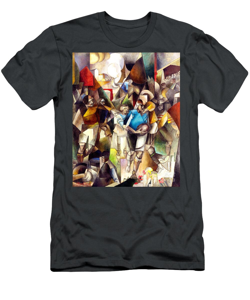 Remastered Art Football Players By Albert Gleizes 20240110 Albert Gleizes T-Shirt
