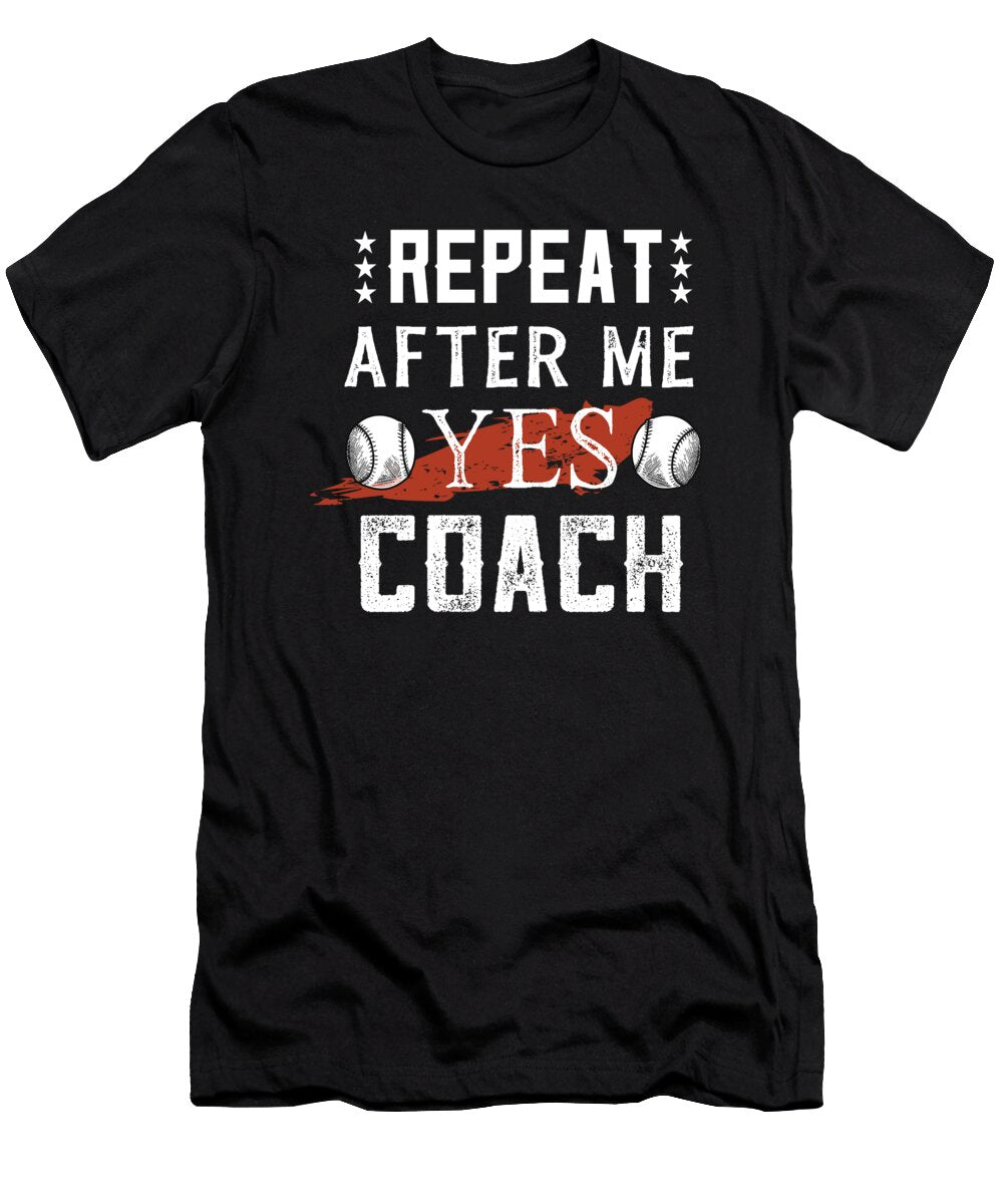 Repeat After Me Yes Coach Football Lover Mohammed Amine Ada Hanifi T-Shirt