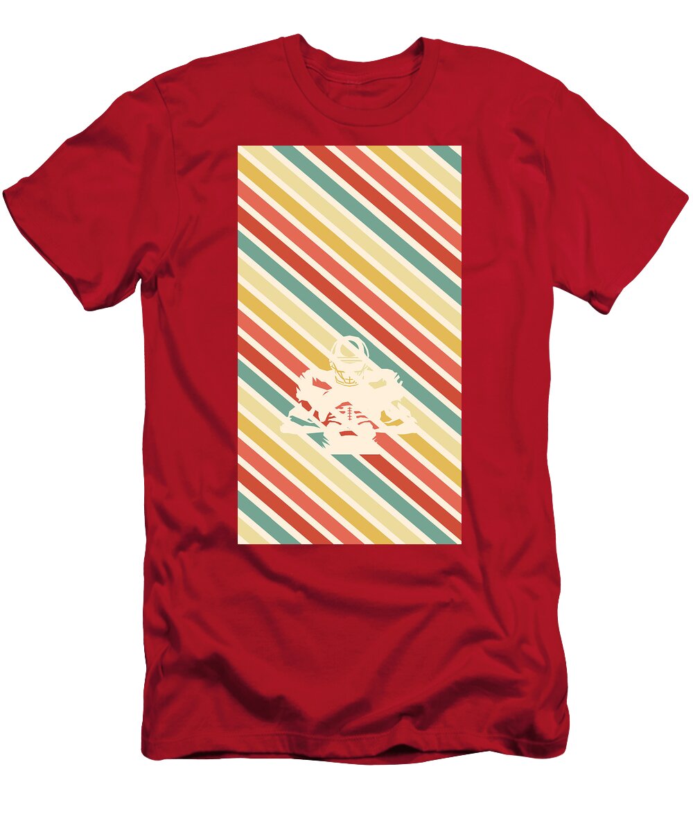 Retro American Football Team Vintage Player Jonathan Kraske T-Shirt