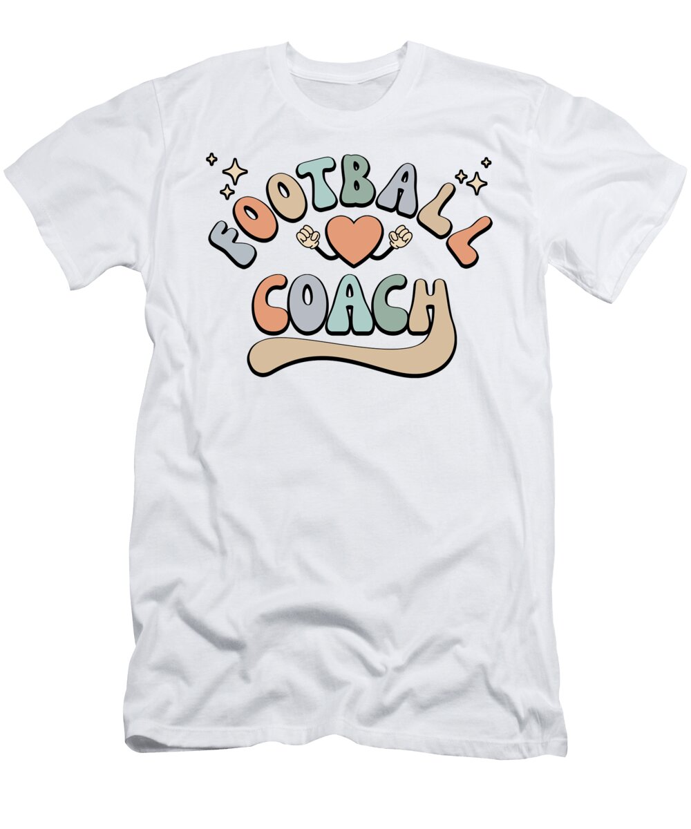 Retro Football Coach Vintage 70s Style Deon Du Plessis Art T-Shirt