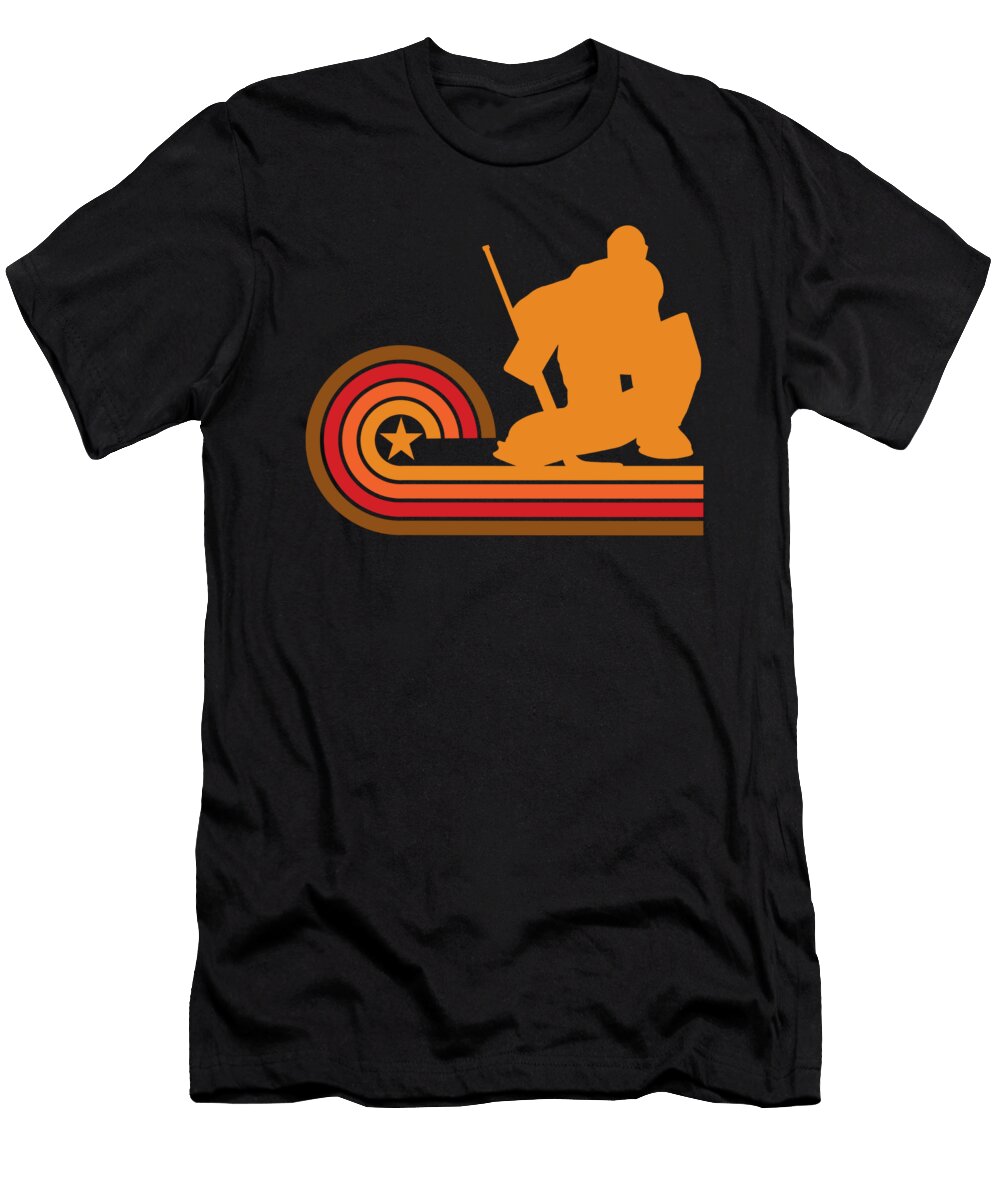 Retro Style Hockey Goalie Vintage Kevin Garbes T-Shirt