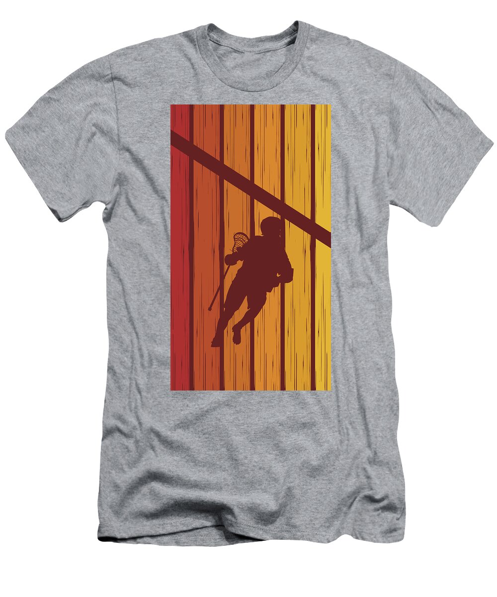 Retro Vintage Lacrosse Goalie Goalkeeper Jonathan Kraske T-Shirt