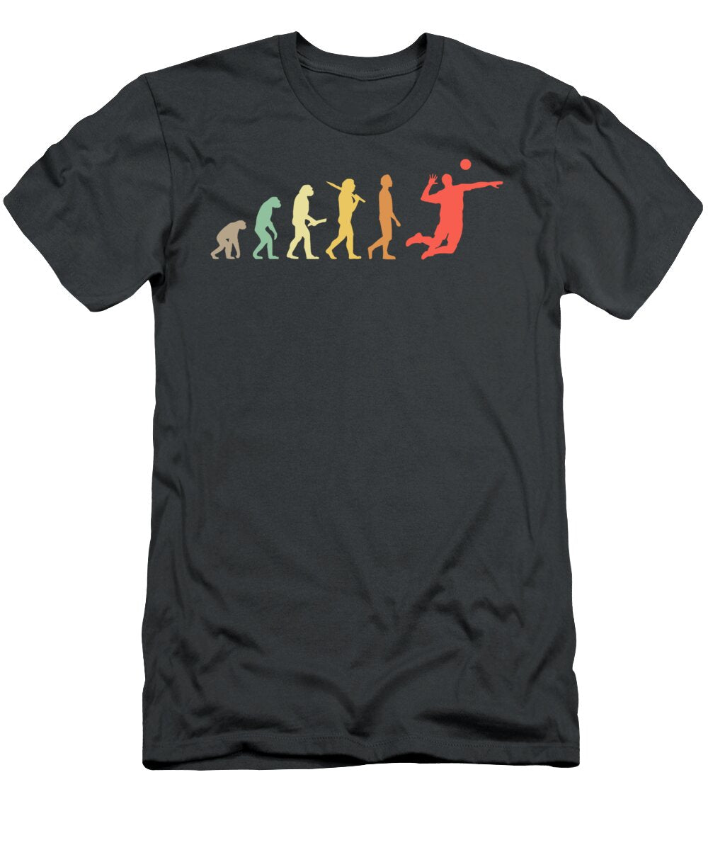 Retro Volleyball Evolution for Volleyball Players Gideon Sofie T-Shirt