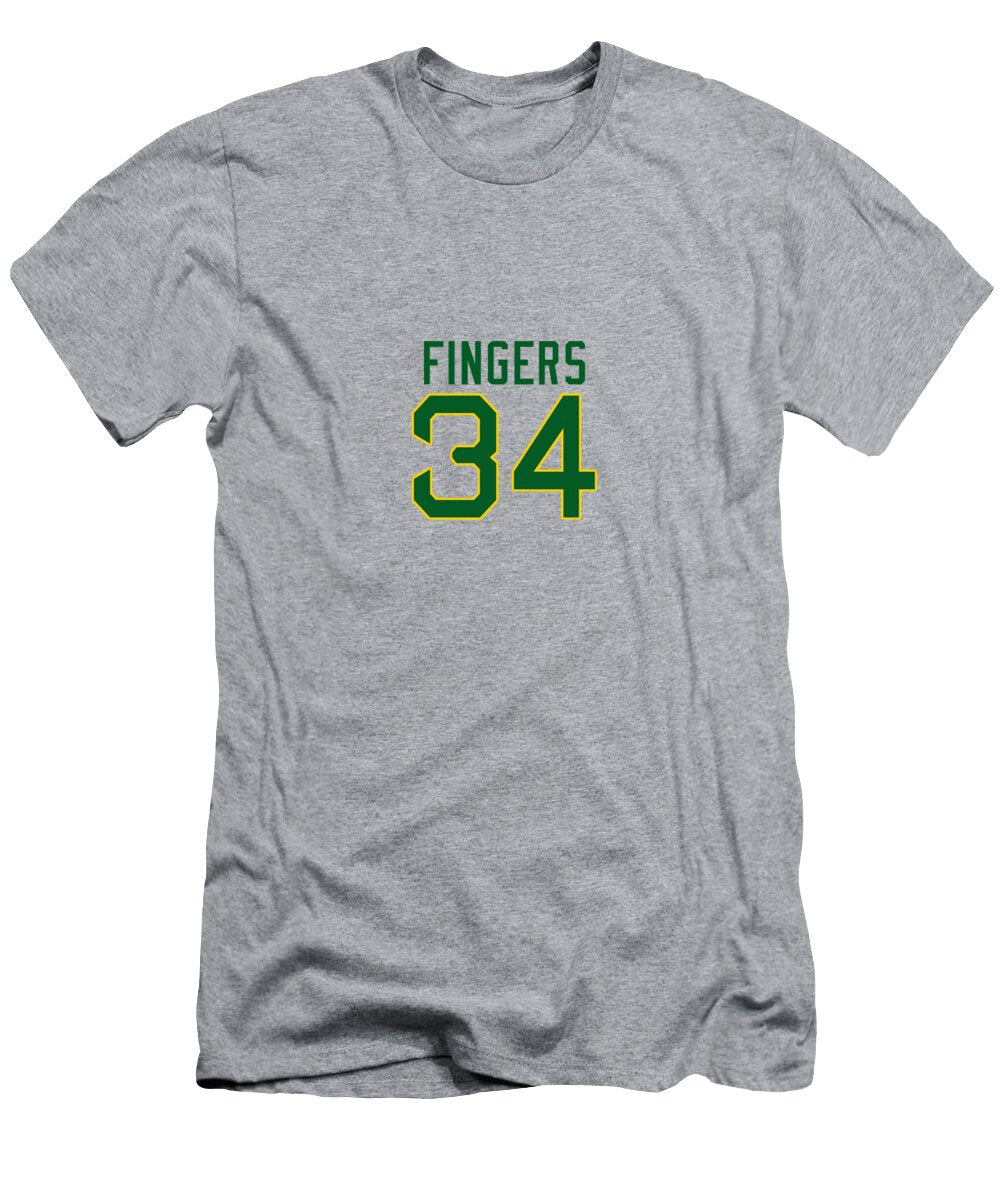 Rollie Fingers Artwork Positive Images T-Shirt