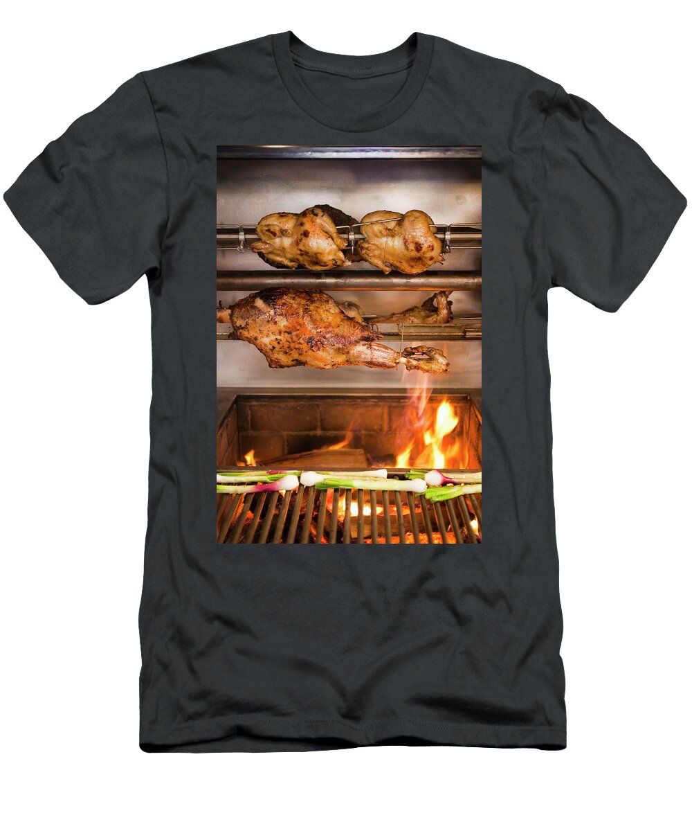Rotisserie Chicken and Turkey Cooking Jennifer Martine T-Shirt
