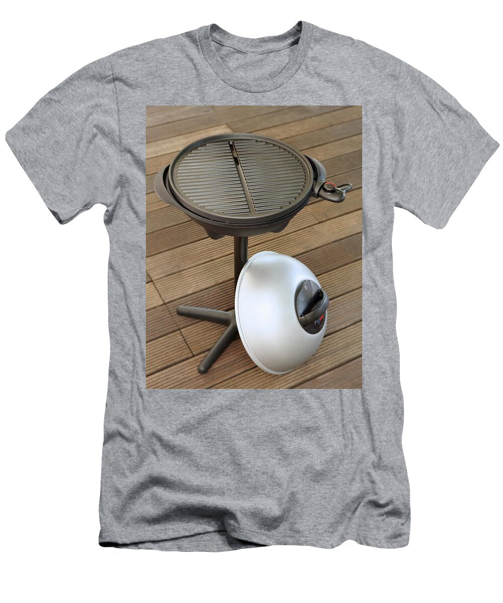 Round Electric Grill with Lid Opened Jalag Peter Garten T-Shirt