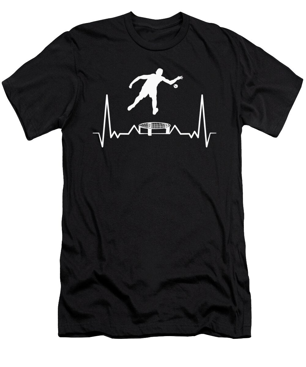 Roundnet Heartbeat Greenoptix T-Shirt