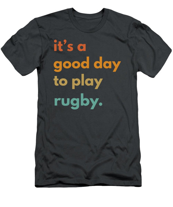 Ruckus on the Field Rugby Enthusiasts Playful Rugby Fun T-Shirt