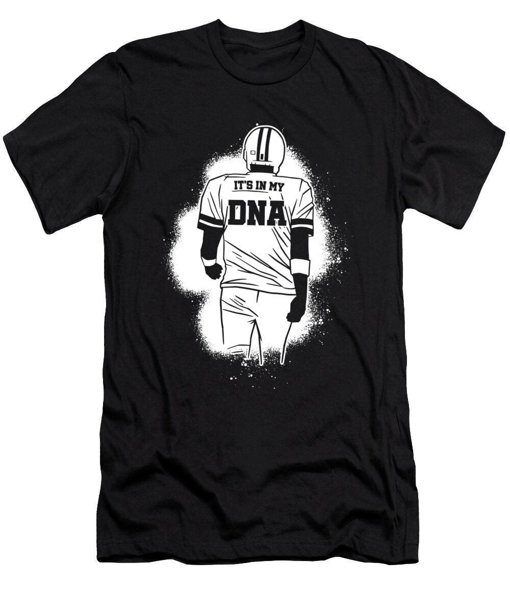 Rugby American Football Is in My Dna Rugby Player Gift Thomas Larch T-Shirt